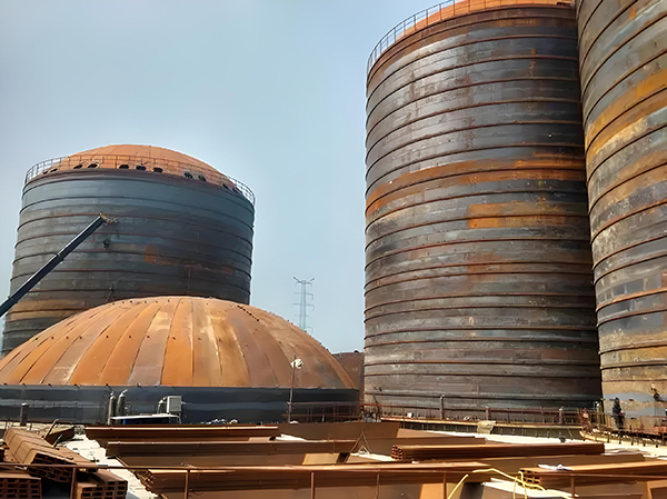 皋兰焦粉钢板仓